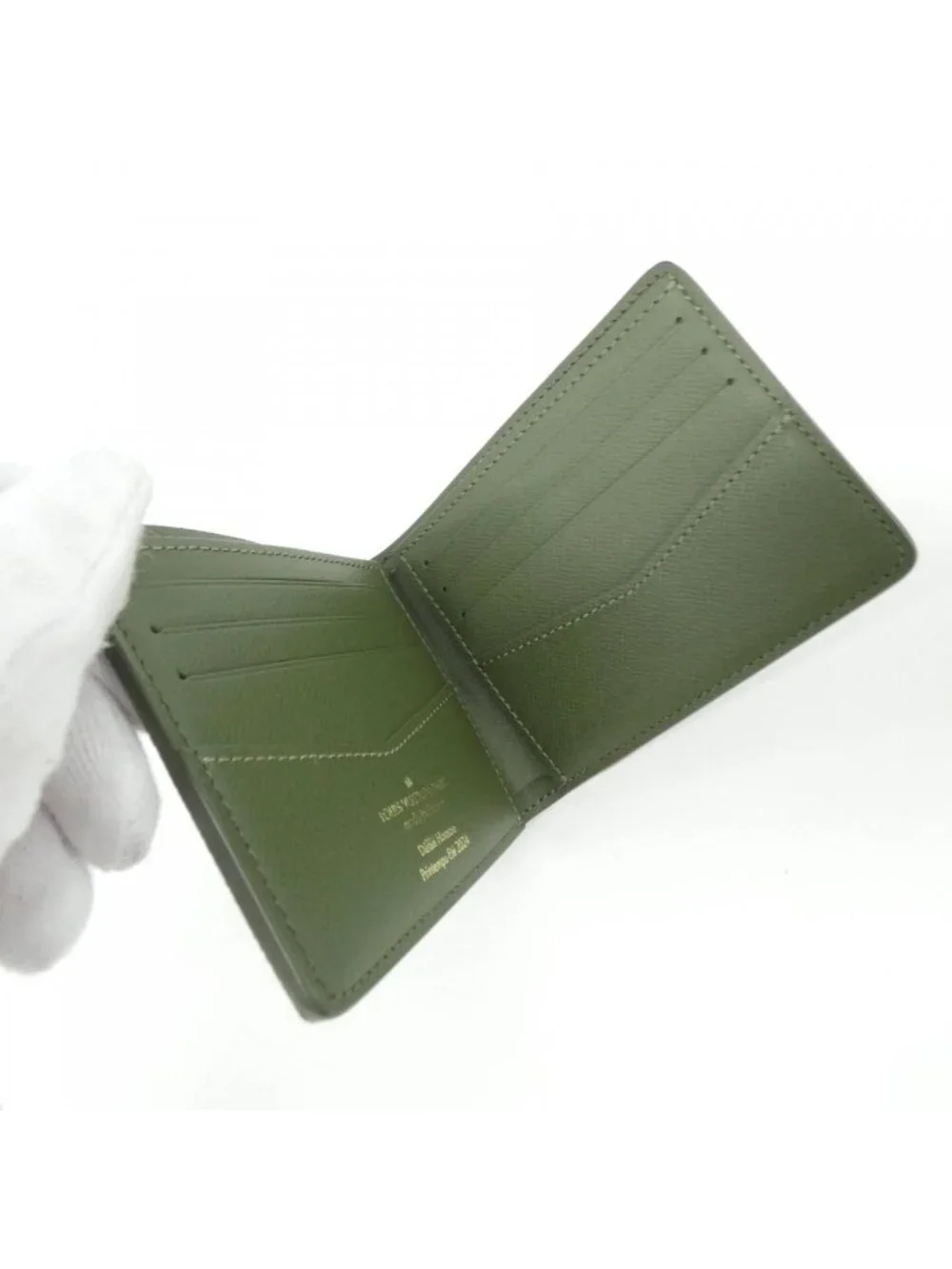 Louis Vuitton Damoflage Portefeuille Calf Billfold Wallet